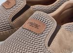 Rieker, sommerliche Herren-Slipper, mit Gummizug BRAUN